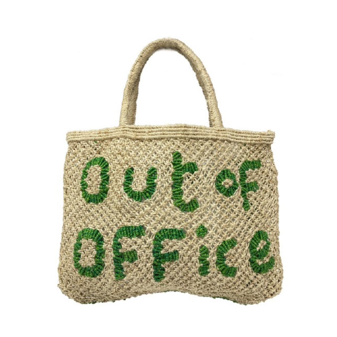 OUT OF OFFICE JUTE BAG- S
