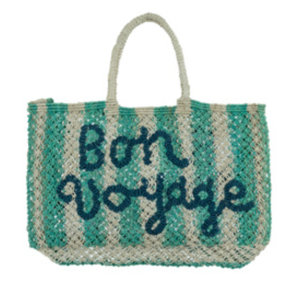 Bon Voyage Jute Bag (Lavinia Stripes) S