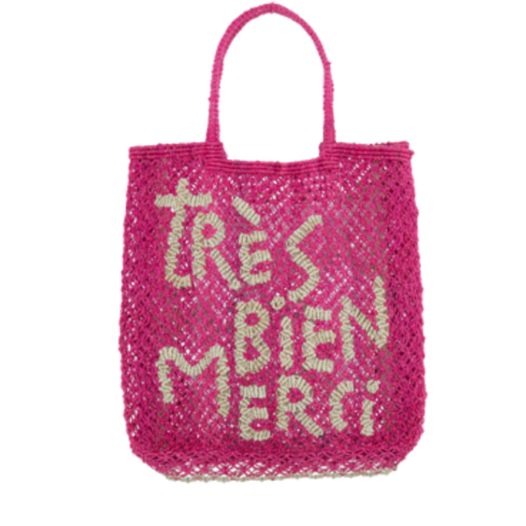 Tres Bien Merci (Lottie) Jute Bag S