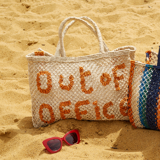 OUT OF OFFICE JUTE BAG - S