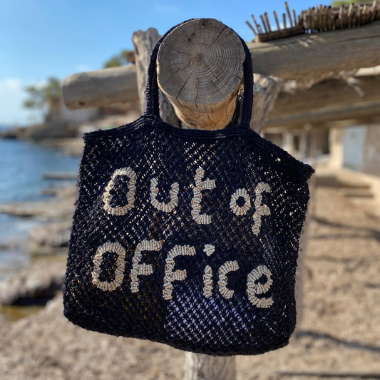 OUT OF OFFICE JUTE BAG - S