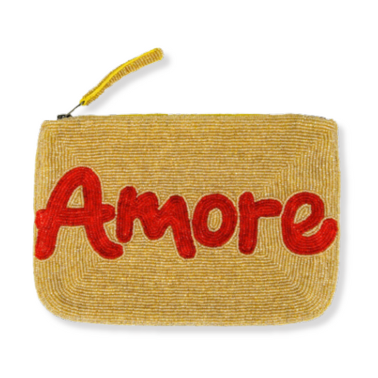 Amore Beaded Clutch