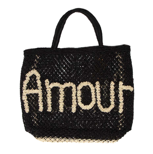 Amour Jute Bag S Black